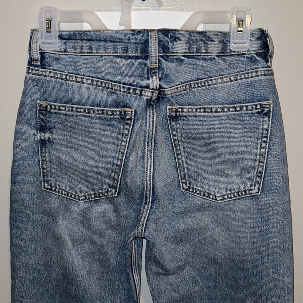 Stockholm Atelier & Other Stories Women’s High Waisted Raw Hem Size 26 - Picture 6 of 9